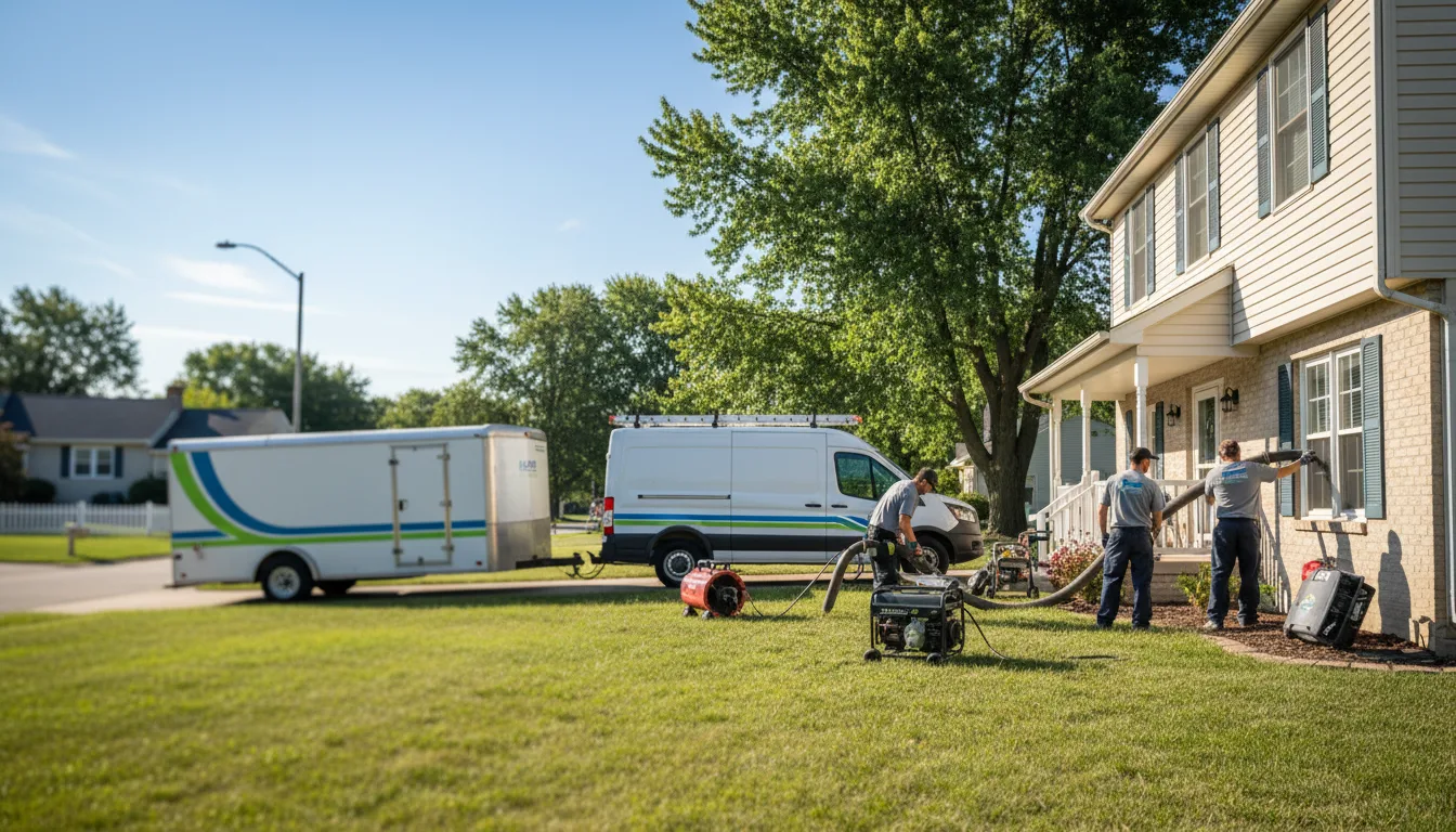 Flooded Basement Restoration And Cleanup With Repair in Piasa, IL near me
